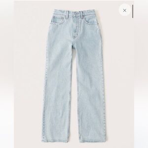 Abercrombie & Fitch Curve Love High Rise 90s Relaxed Jean